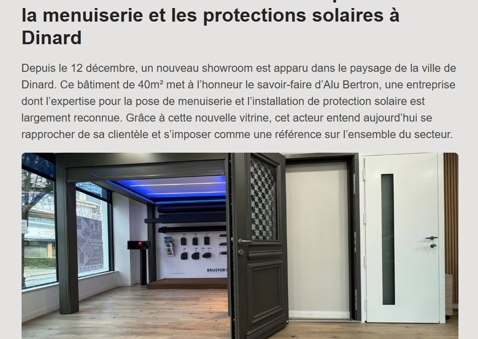 Showroom Dinard sur Ouest France