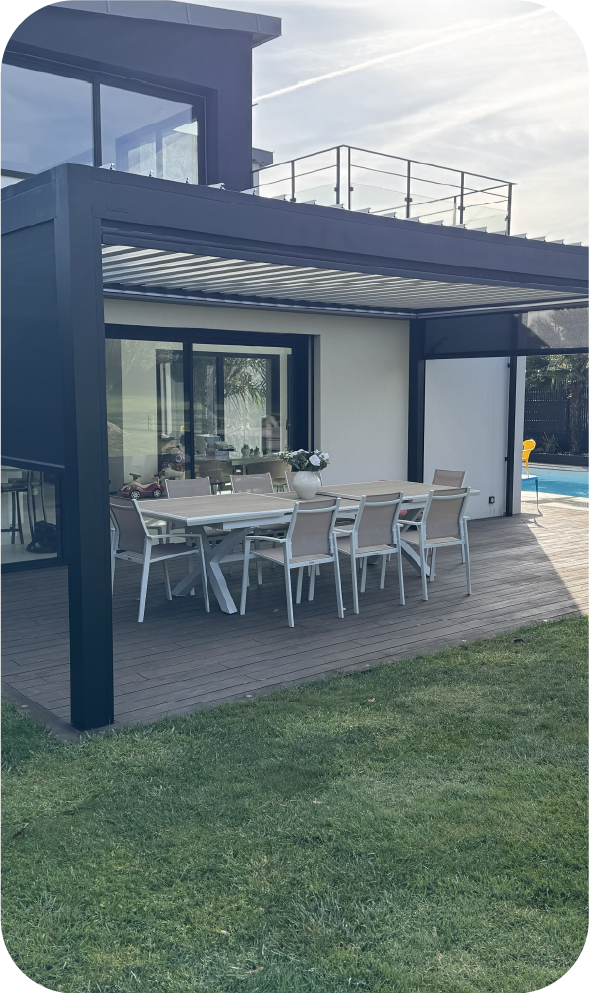 pose d'une pergola près de Rennes