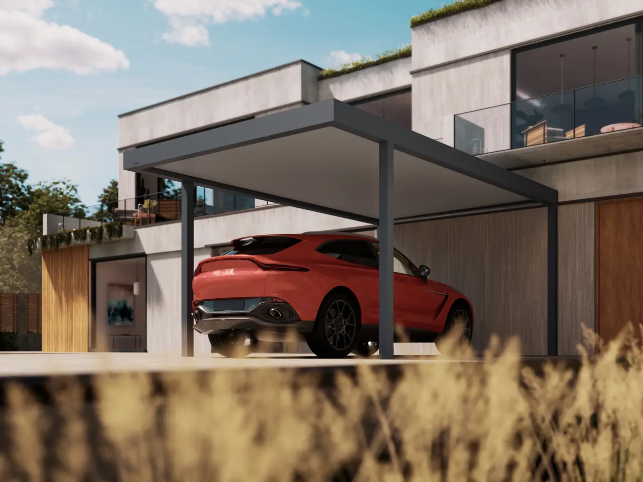 carport à La Guerche de Bretagne